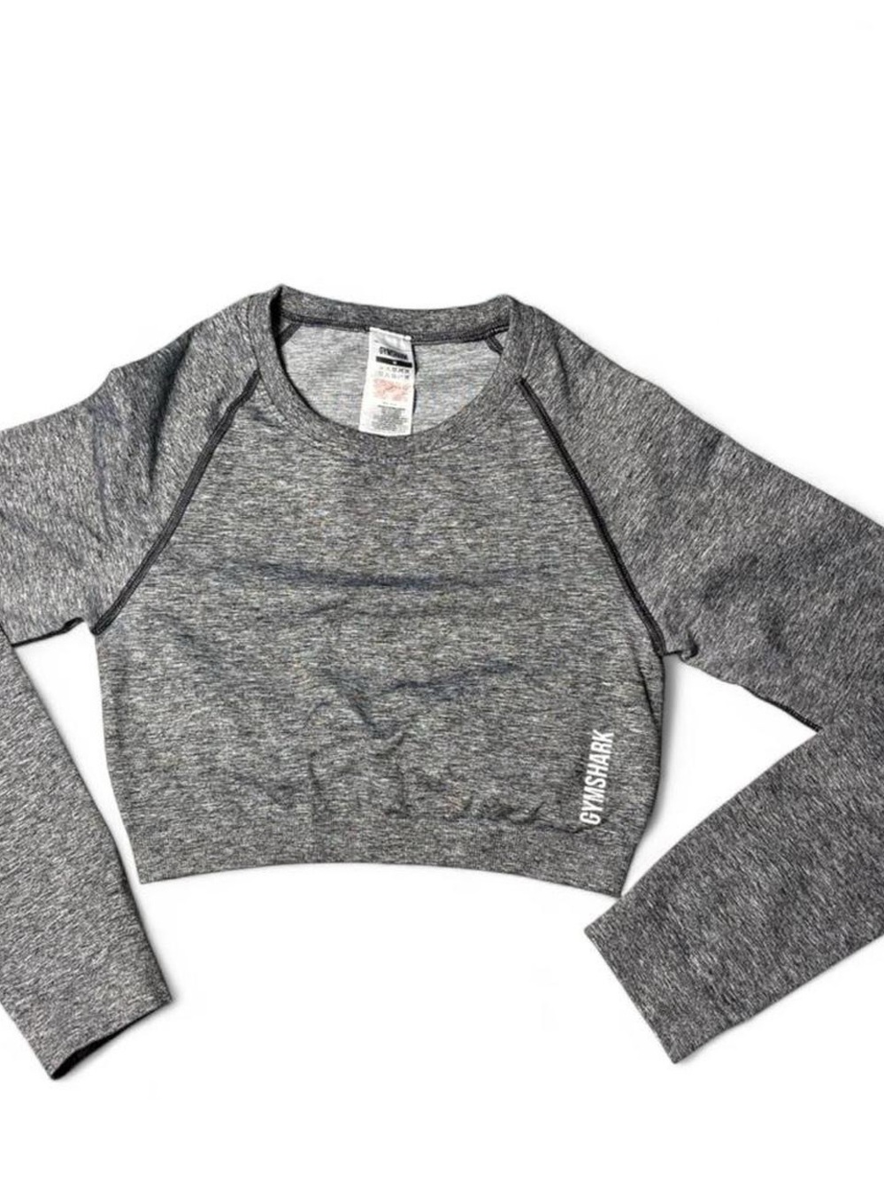 Gymshark Adapt Marl Seamless grey long sleeve top M